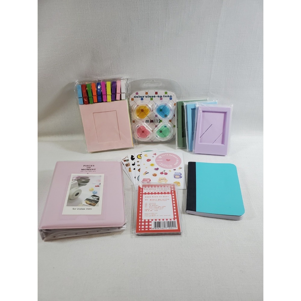 For Fujifilm Instax‎ Mini 12 Case PU Leather Cover + Bundle